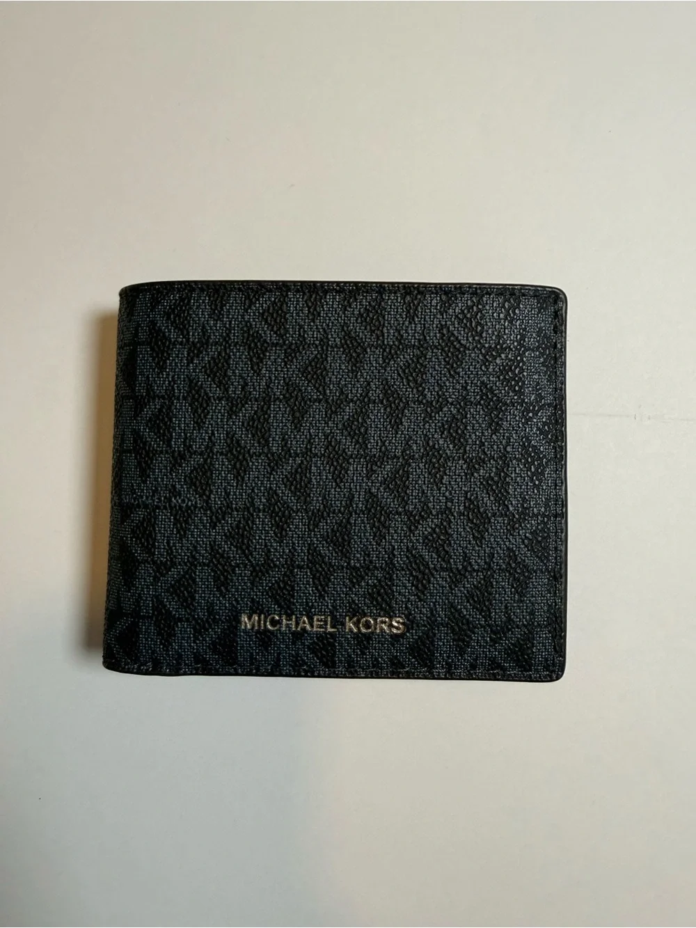 Michael Kors Cooper Logo Billfold Wallet with Removable Passcase Navy
